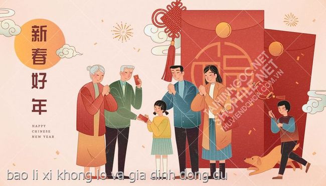 bao li xi khong lo va gia dinh dong du